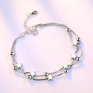 🎀New S925 Sterling Silver Bohemian Star Bracelet